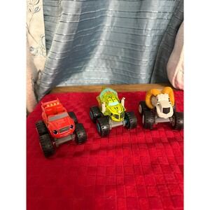 Blaze and monster machines truck toy lot
